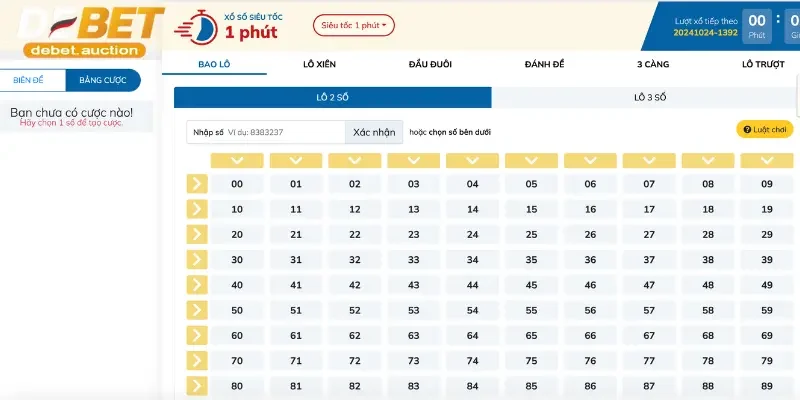 Xổ số siêu tốc cược nhanh, thắng nhanh